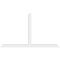 Ekena Millwork Portland Architectural Grade PVC Gable Bracket, 84"W x 49"H x 4"D x 4"F, 14/12 Pitch GBP084X49X0404POR00 - alternate 3